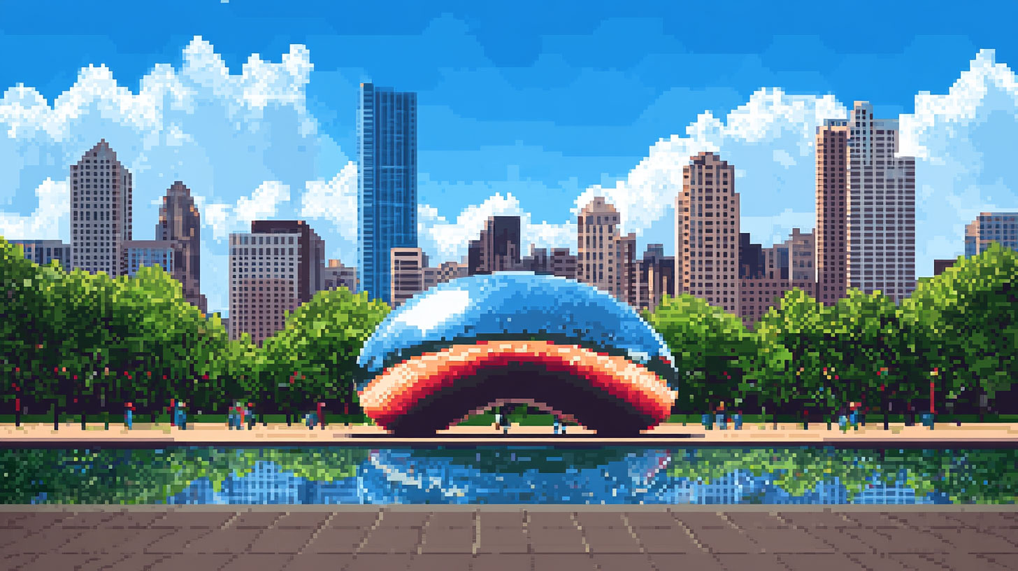 Chicago skyline — Eight Bit Studios mobile app development